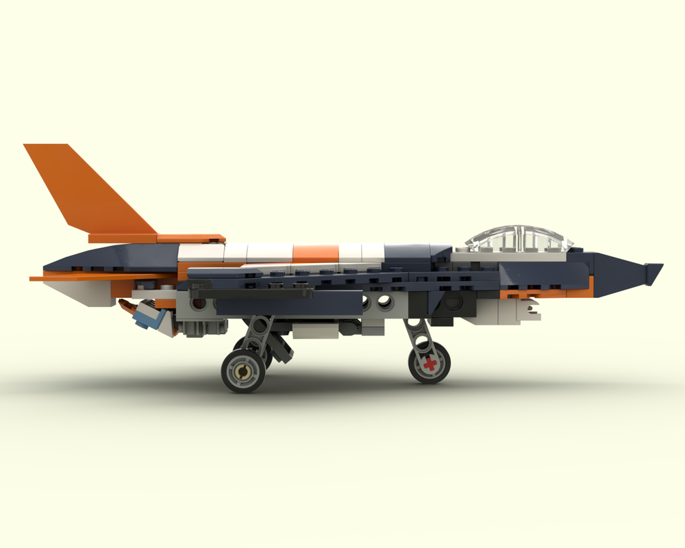 LEGO MOC F-16 Fighting Falcon 31126 by Loopy 888 | Rebrickable