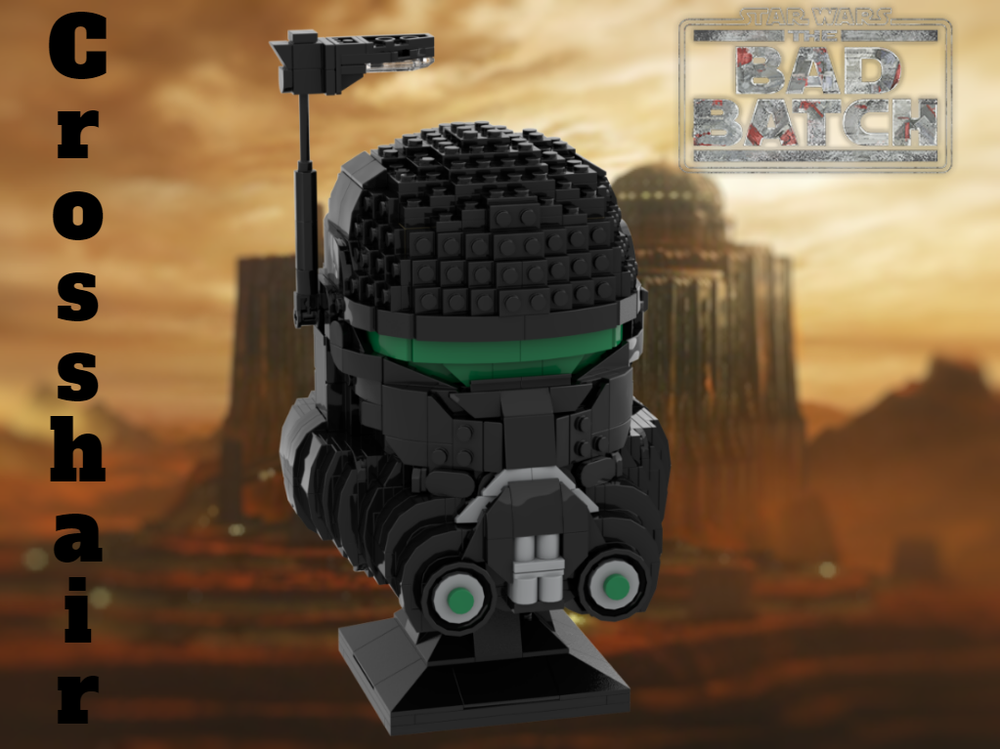 LEGO MOC Imperial Crosshair Helmet by Ant0noo | Rebrickable - Build ...