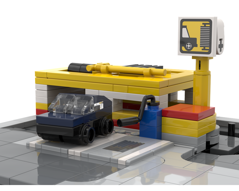 LEGO MOC Mobile City Car Wash Playset by brickotronic | Rebrickable ...