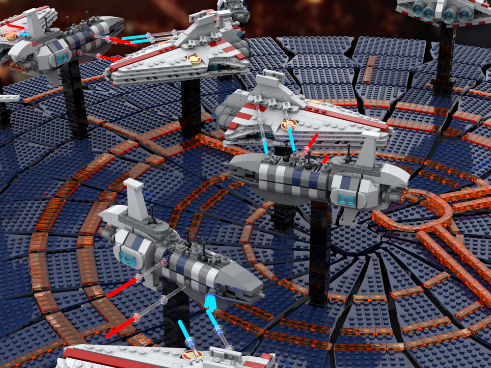 LEGO MOC Battle over Coruscant by FOR THE REPUBLIC | Rebrickable ...