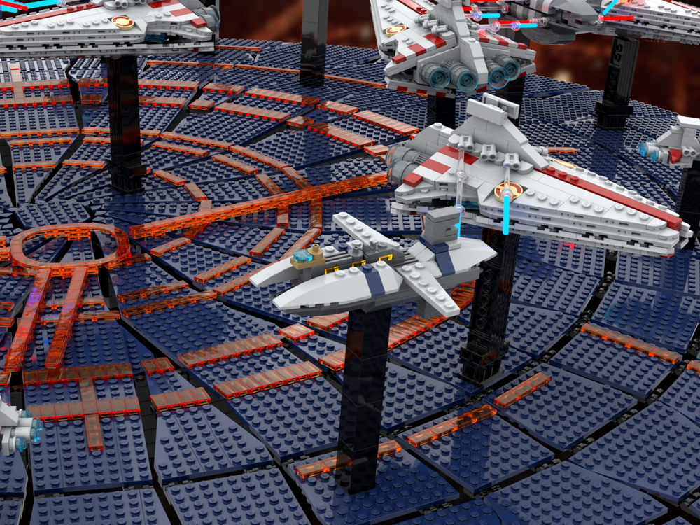 LEGO MOC Battle over Coruscant by FOR THE REPUBLIC | Rebrickable ...