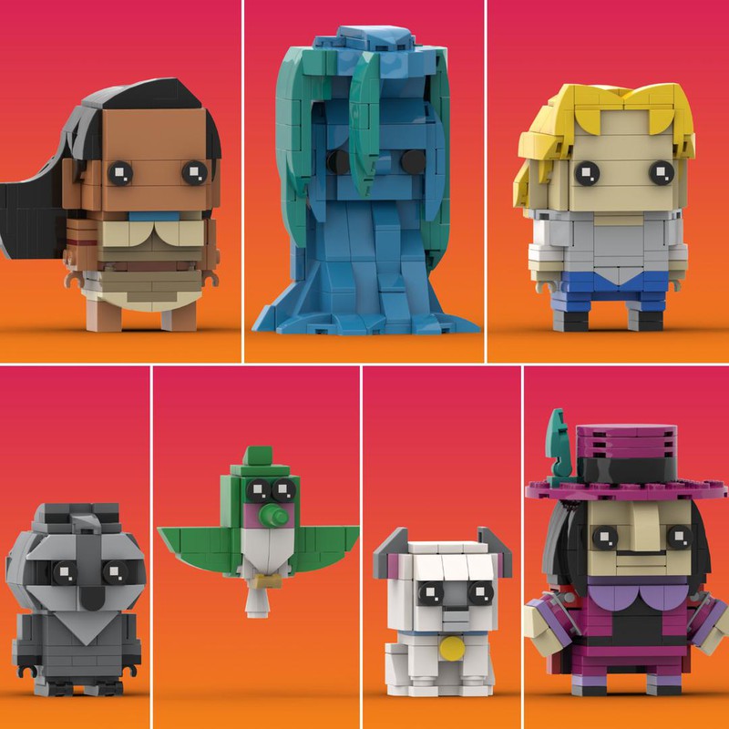 LEGO MOC Pocahontas Brickheadz Bundle by DrBrickheadz | Rebrickable ...