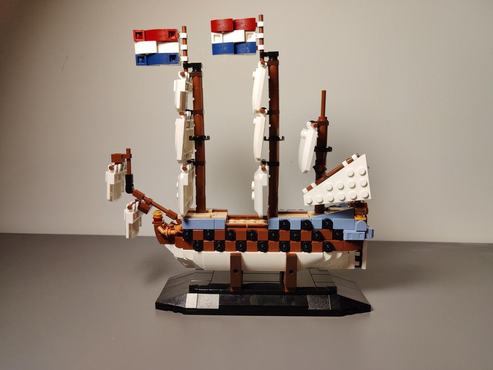 LEGO MOC Model ship of the Zeven Provinciën by Henktor | Rebrickable ...