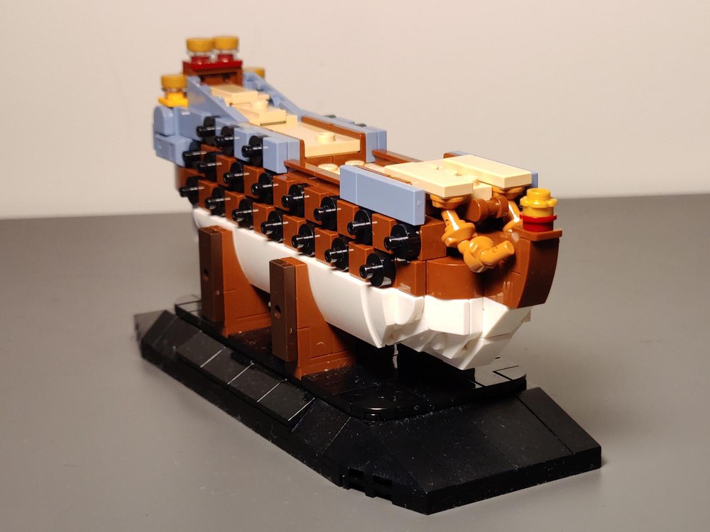 LEGO MOC Model ship of the Zeven Provinciën by Henktor | Rebrickable ...