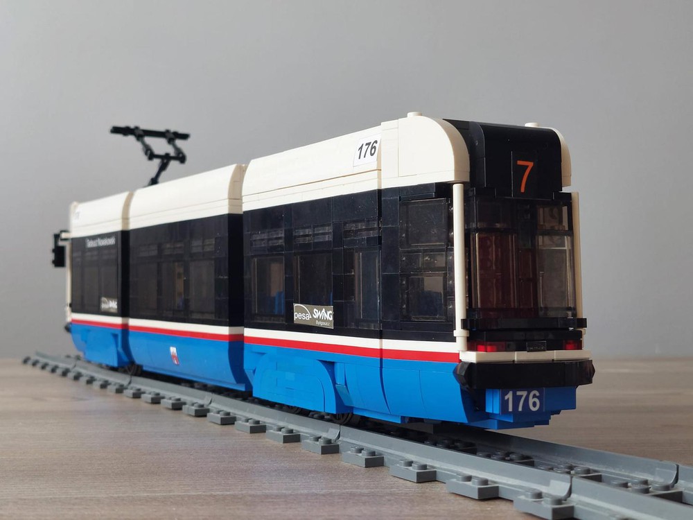 LEGO MOC PESA Swing 121NaB MZK Bydgoszcz tram motorized version by ...