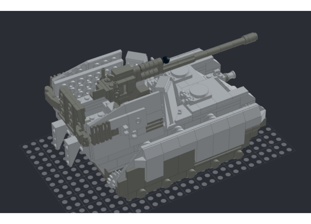 LEGO MOC Krieg pattern Basilisk. Astra Militarum self-propelled ...