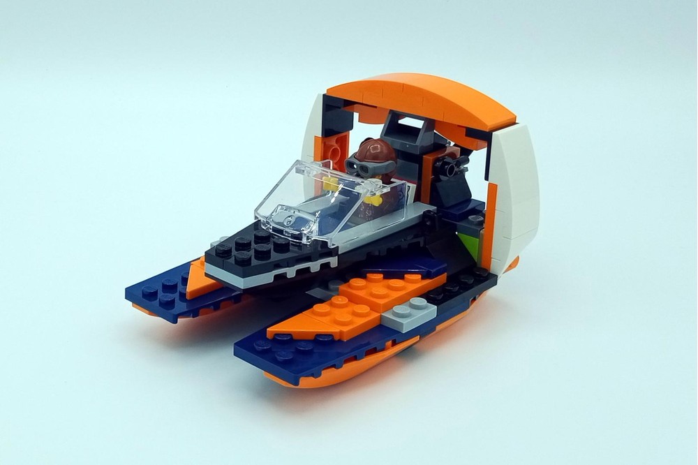 LEGO MOC-186286 60425 Jungle Airboat by Nequmodiva | Rebrickable ...