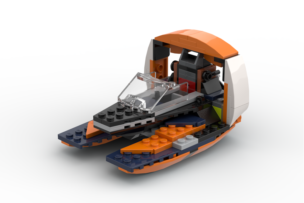 LEGO MOC-186286 60425 Jungle Airboat by Nequmodiva | Rebrickable ...