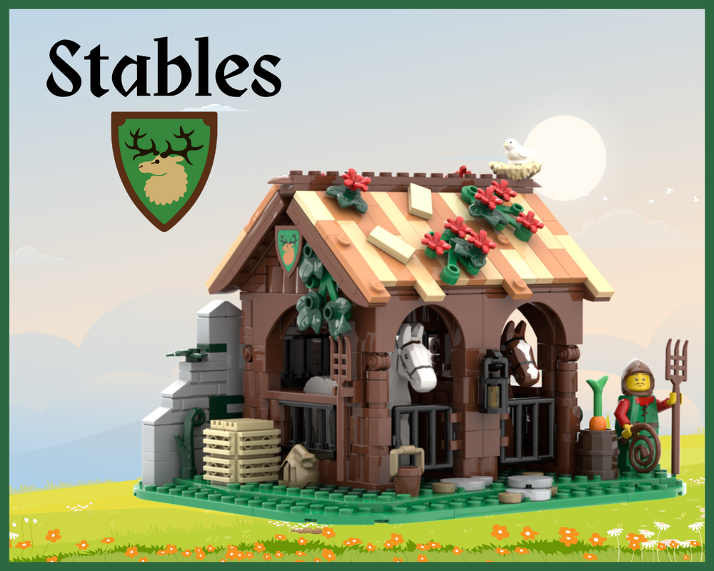 LEGO MOC Forestmen Stables by BricksBite | Rebrickable - Build with LEGO