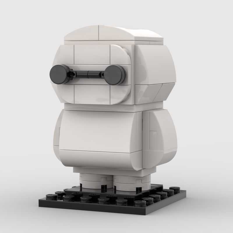 LEGO MOC Baymax Brickheadz by iVelocity | Rebrickable - Build with LEGO