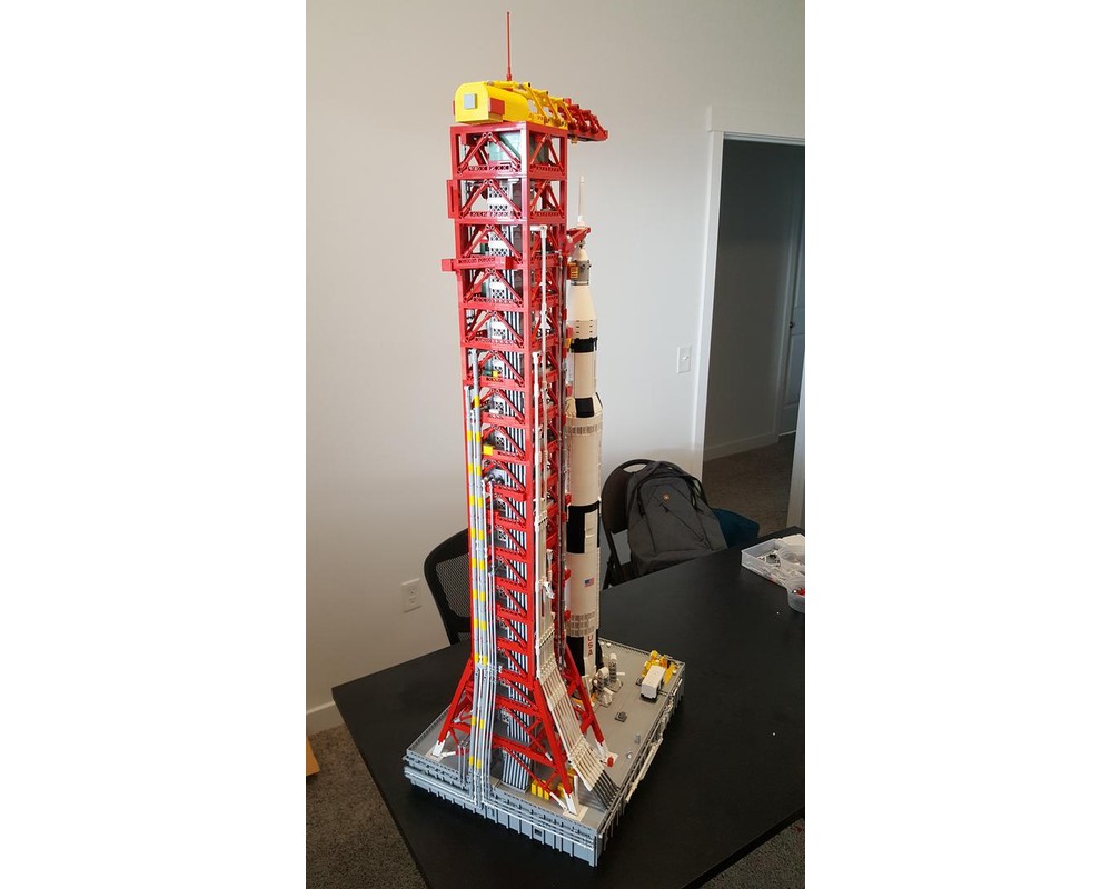 LEGO MOC Apollo 11 Launch Umbilical Tower by SkylabBricks Rebrickable