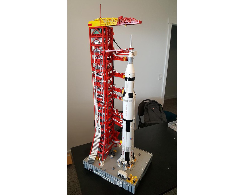 LEGO MOC Apollo 11 Launch Umbilical Tower by SkylabBricks | Rebrickable ...