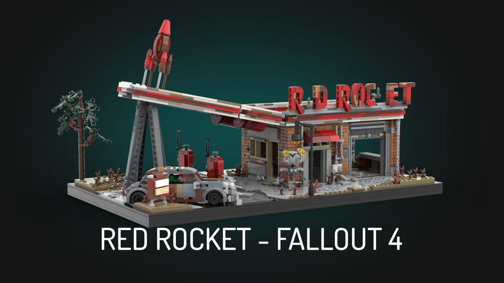 LEGO MOC Red Rocket | Fallout 4 diorama by obiblock | Rebrickable ...