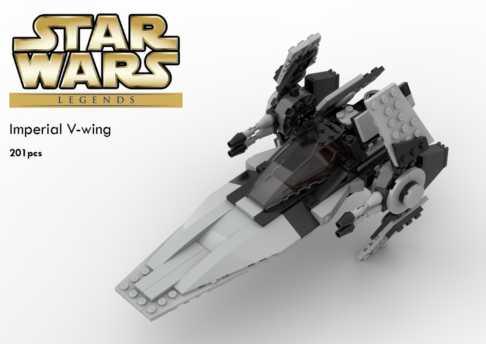 LEGO MOC Imperial V-Wing - based on 75039 by GibonTheRocket ...