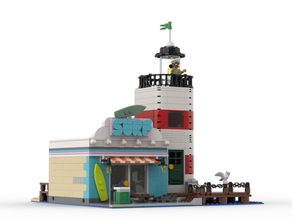 LEGO MOC-186524 Lighthouse & Board Shop by Heibrock | Rebrickable ...