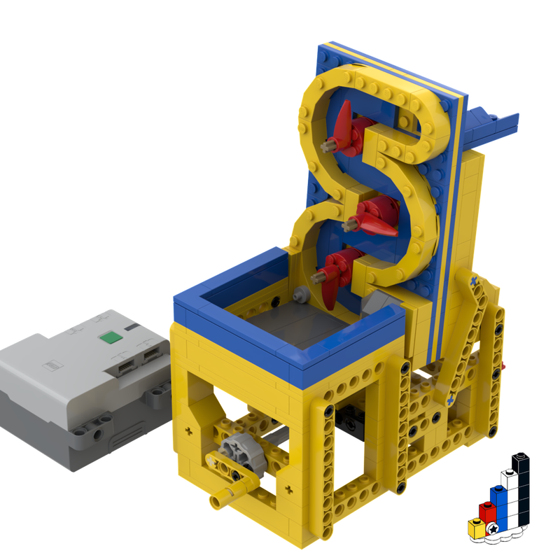 LEGO MOC Serpentine 3 GBC remix module with shared power by andybell ...