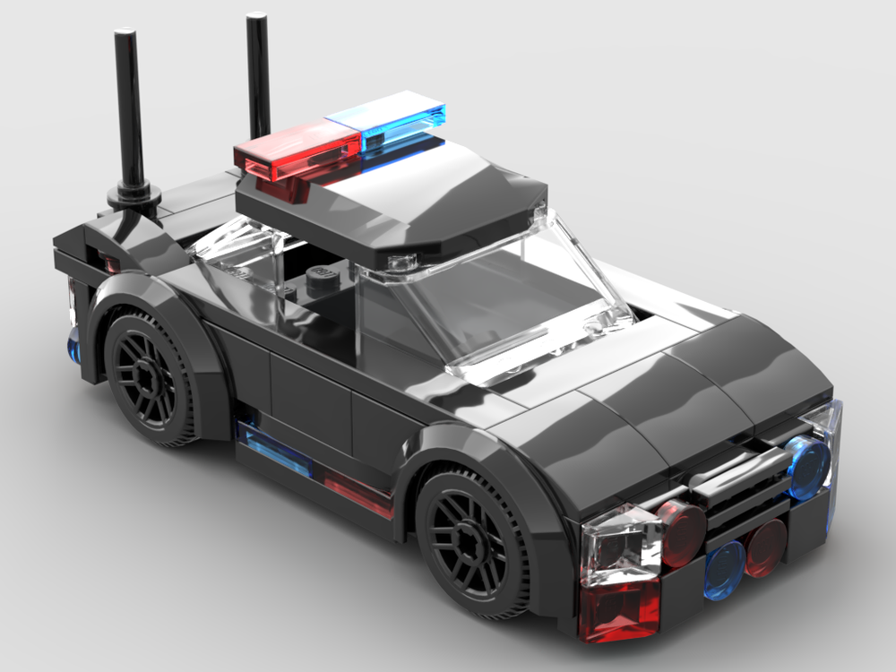 LEGO MOC police patrol car by RightBrick | Rebrickable - Build with LEGO