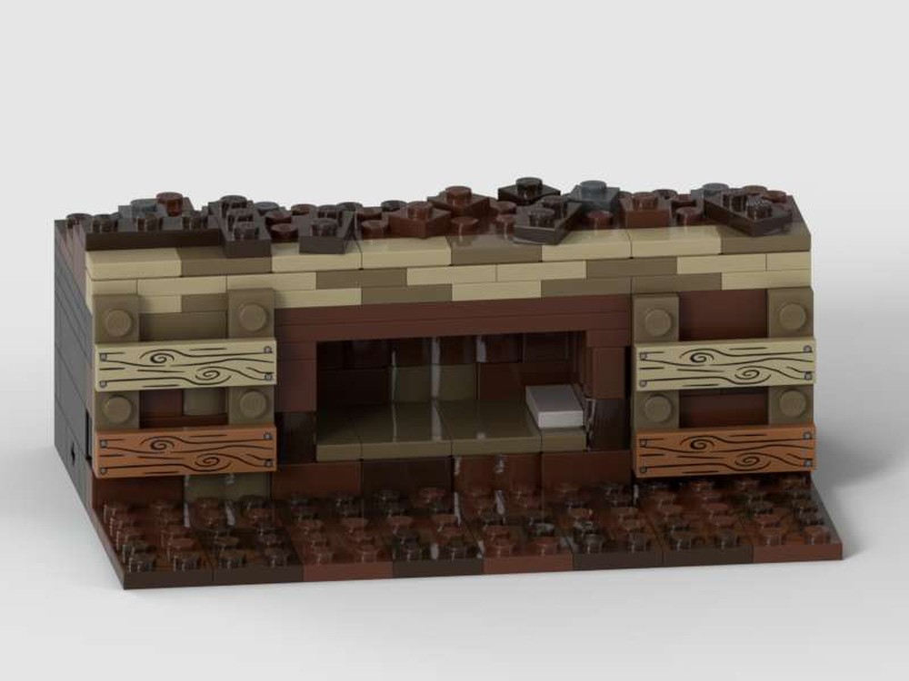 LEGO MOC-186586 Modular Trench - Straight Narrow with Bunk by mikey2110 ...