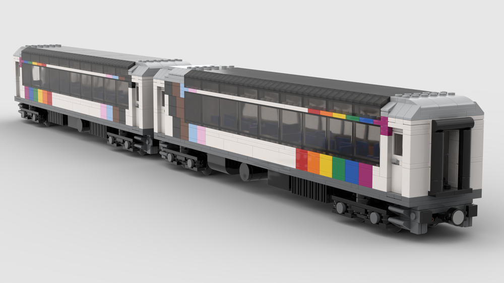 LEGO MOC Progress Express Observation Cars by Exie_Baby | Rebrickable ...