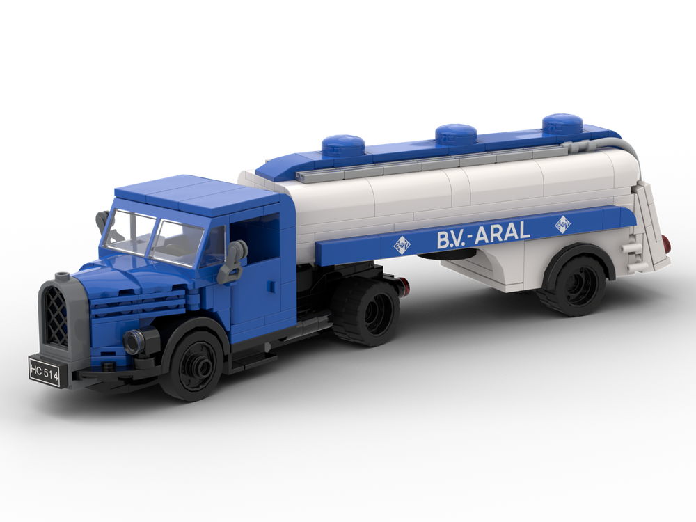 LEGO MOC-186674 Classic German Tanker Truck by Dongeraldo | Rebrickable ...