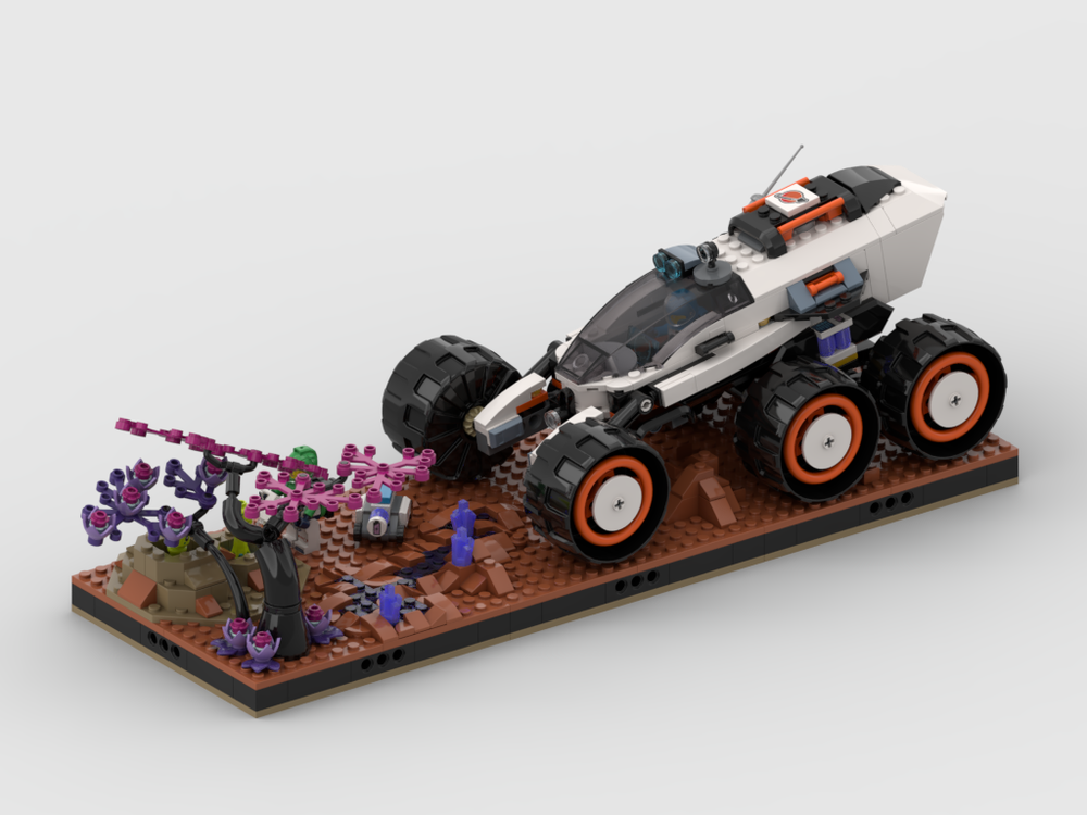 LEGO MOC Display for set 60431 - Space Explorer Rover and Alien Life by ...