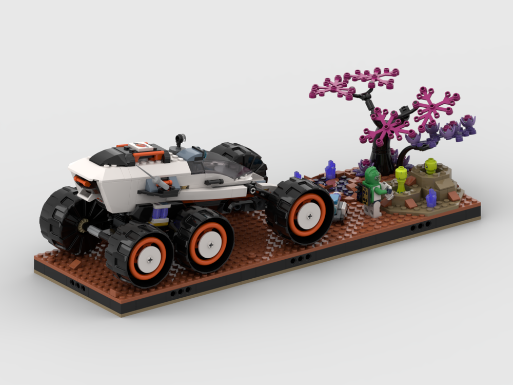 LEGO MOC Display for set 60431 - Space Explorer Rover and Alien Life by ...