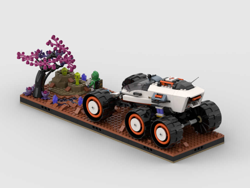 LEGO MOC Display for set 60431 - Space Explorer Rover and Alien Life by ...