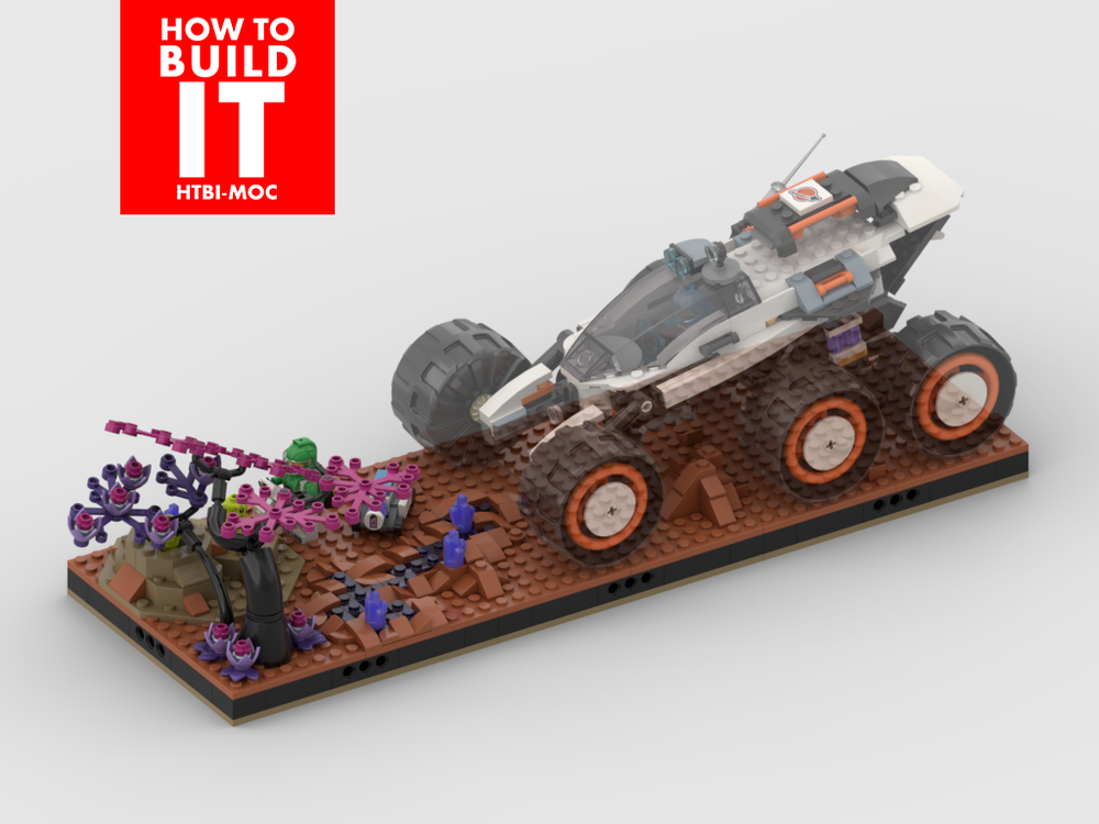 LEGO MOC-186708 Display for set 60431 - Space Explorer Rover and