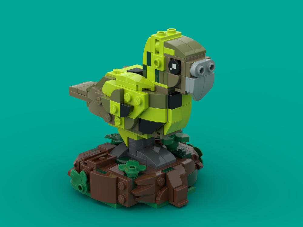 LEGO MOC Kakapo by Penguins and plastic | Rebrickable - Build with LEGO