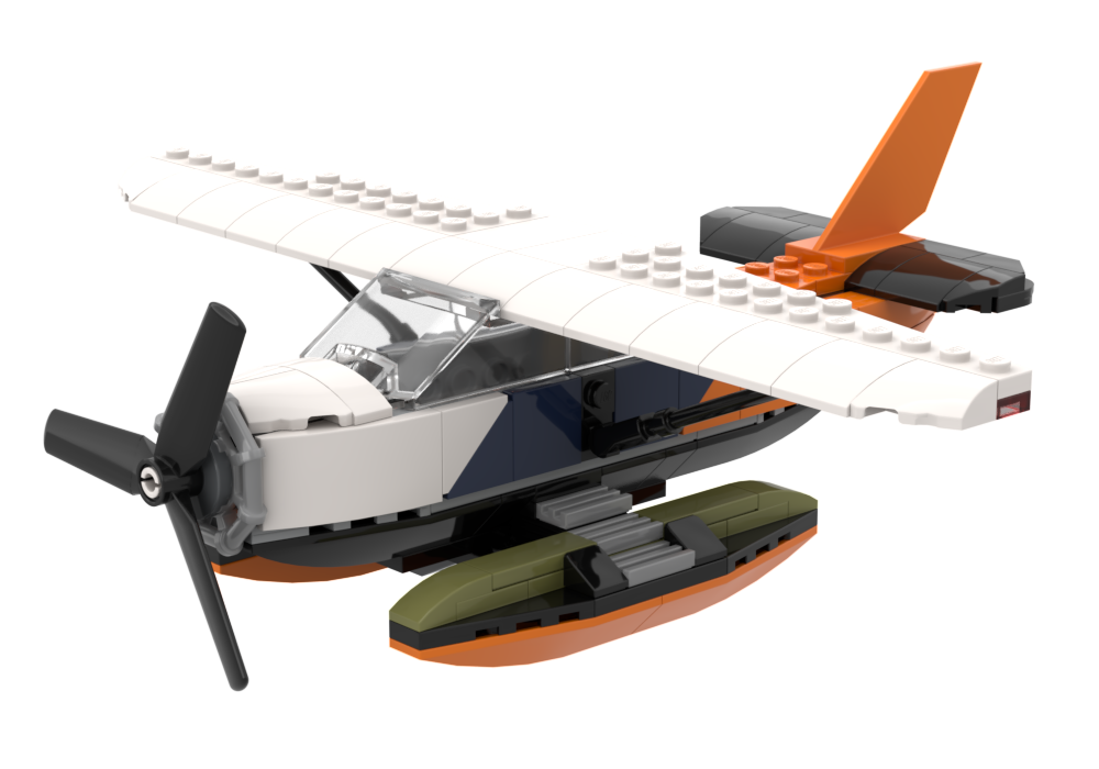 LEGO MOC Jungle Explorer Water Plane Modifications by OrchardBuilds ...