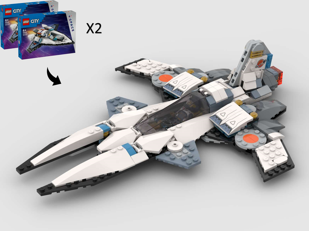 LEGO MOC Galaxy Fighter (Vic Viper Inspired) - Alternate Build of 2 x ...