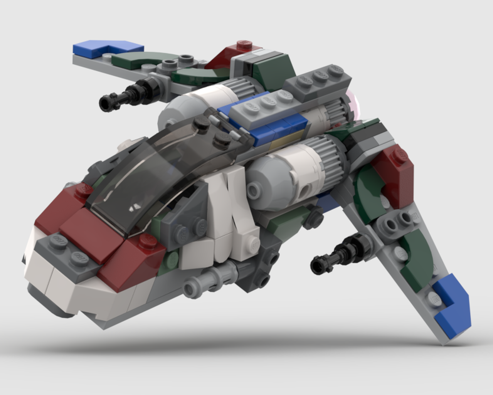 LEGO MOC Mandalorian jet fighter by Zdunku75 | Rebrickable - Build with ...