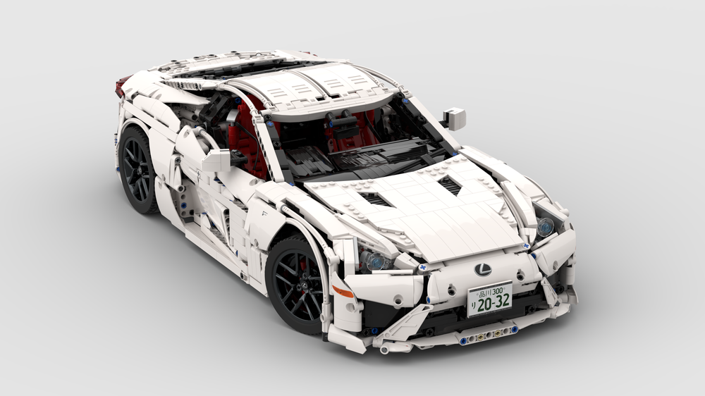 ELLY パネル LEGO MOC Lexus LFA 1:8 by KeplerII | Rebrickable - Build