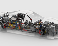 Rinnn☺︎ページ GOBRICKS MOC 186809 Lexus LFA 1:8 - YWOBB