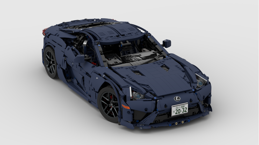 ELLY パネル LEGO MOC Lexus LFA 1:8 by KeplerII | Rebrickable - Build