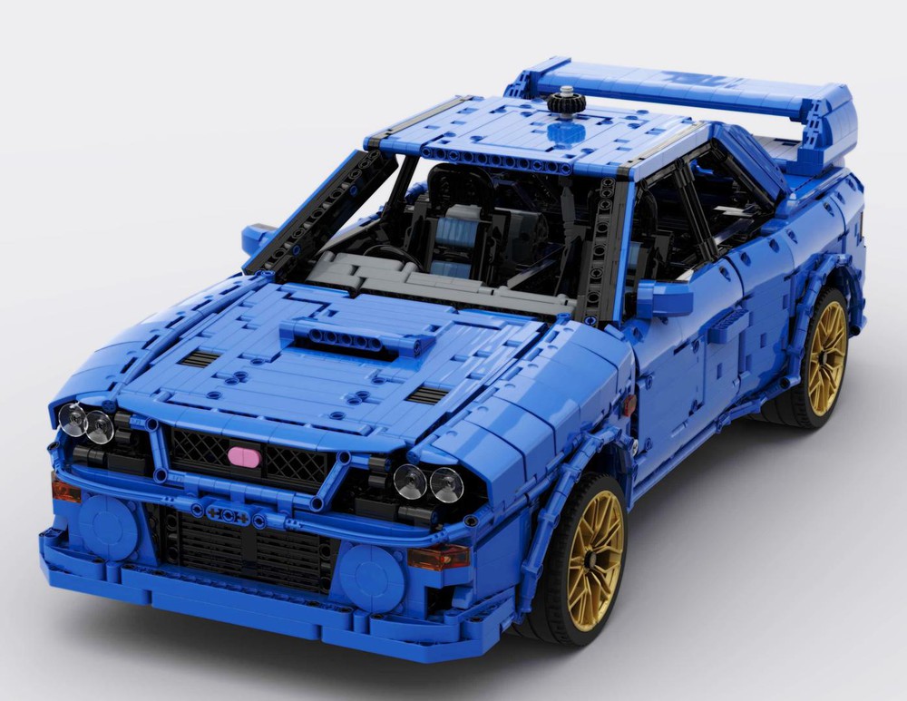 LEGO MOC Subaru Impreza 22B STi by Axillus | Rebrickable - Build with LEGO