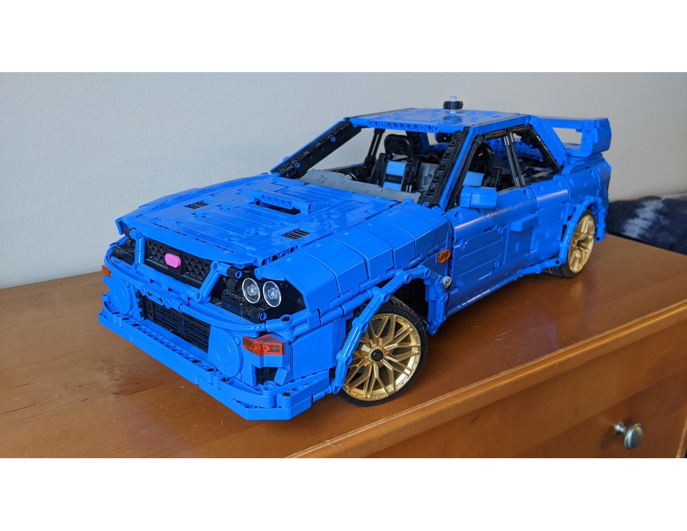 LEGO MOC Subaru Impreza 22B STi by Axillus | Rebrickable - Build with LEGO