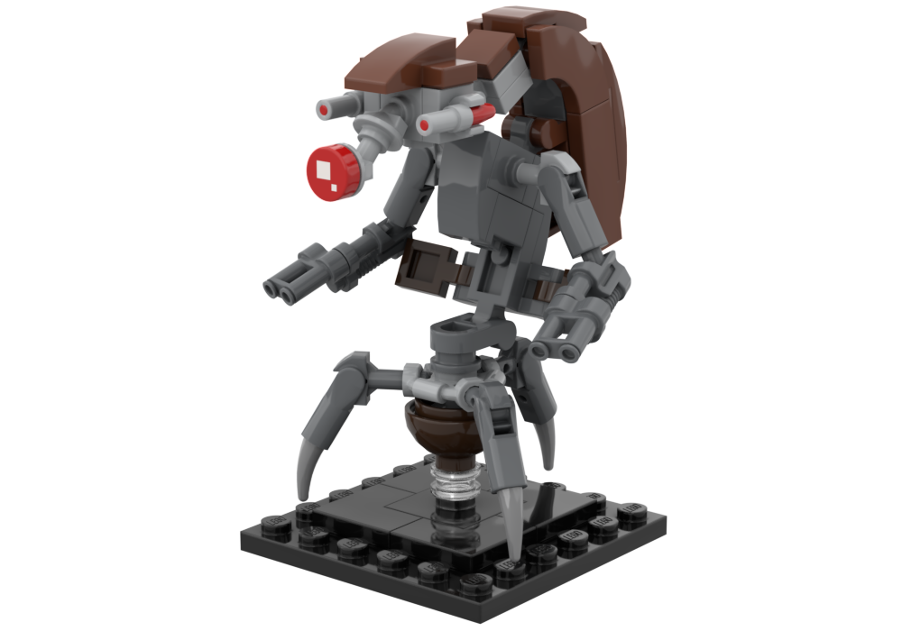 LEGO MOC Droideka Brickheadz by OrchardBuilds | Rebrickable - Build ...