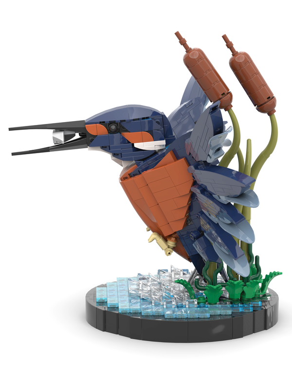 LEGO MOC 10331 - Kingfisher Head Remodel by d66n | Rebrickable