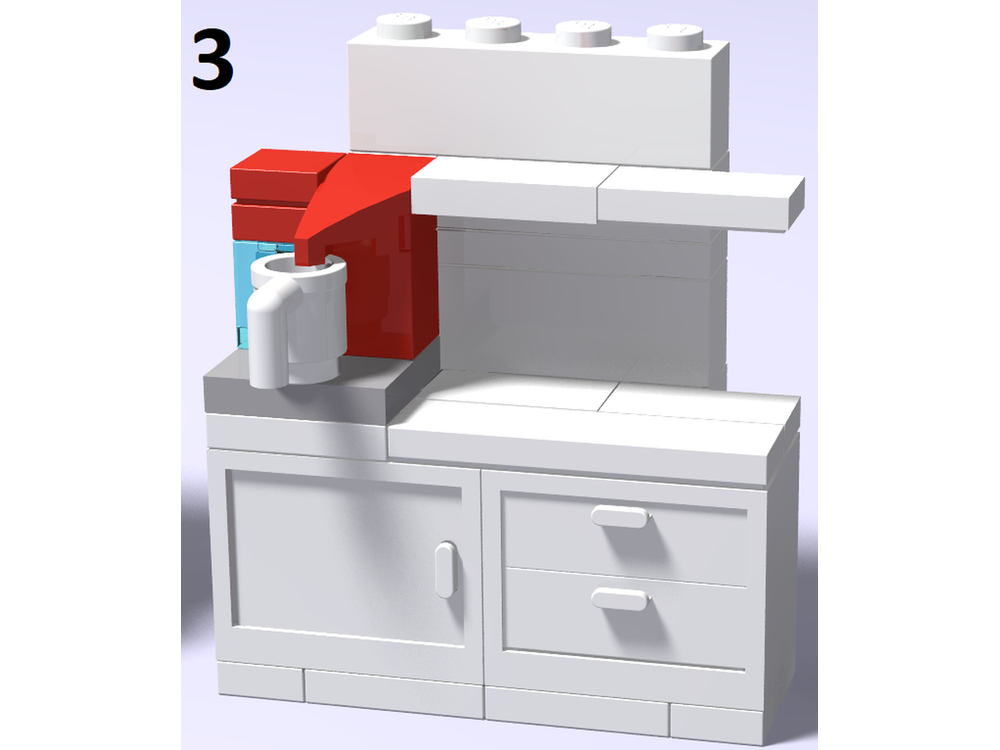 LEGO MOC Modular living container -> kitchen by schnabbo | Rebrickable ...