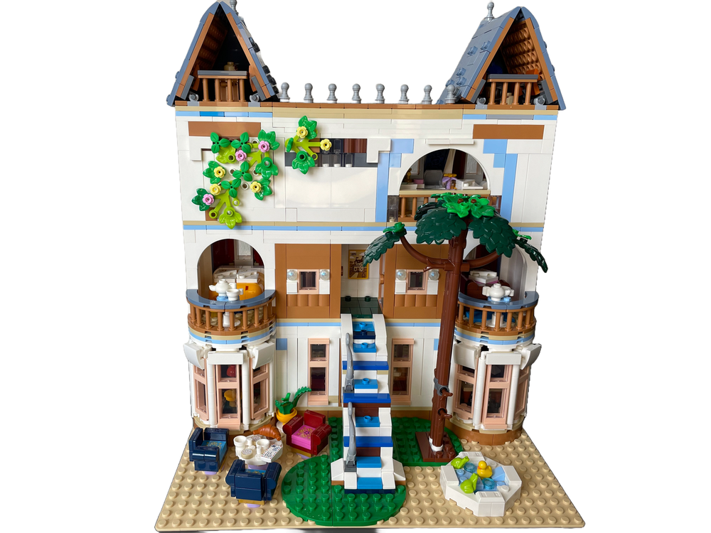 LEGO MOC Castle B&B Modular Alternate Build Of 2x42638 Bed & Breakfast ...