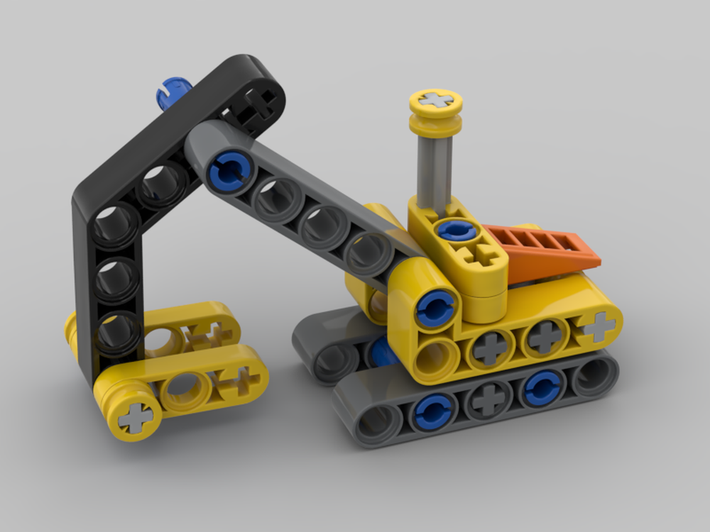 LEGO MOC Tiny Technic: Excavator by diddesen | Rebrickable - Build with ...