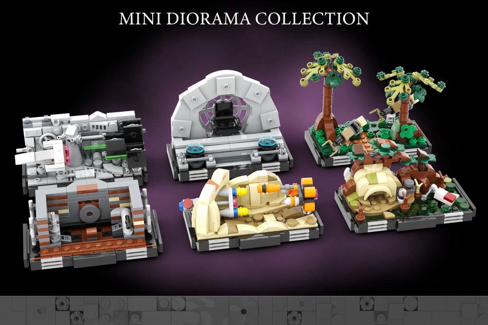 LEGO MOC Mini Diorama Collection by christromans Rebrickable