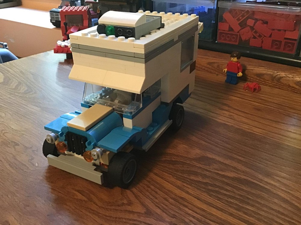 LEGO MOC-187443 vintage truck camper by EBbuilds | Rebrickable - Build ...