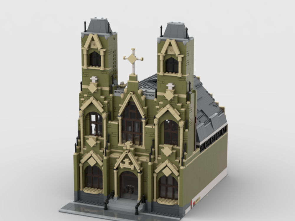 LEGO MOC Cathedral by PriXard | Rebrickable - Build with LEGO