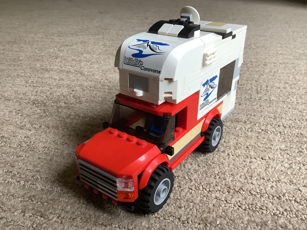 LEGO MOC truck and truck camper by EBbuilds | Rebrickable - Build with LEGO