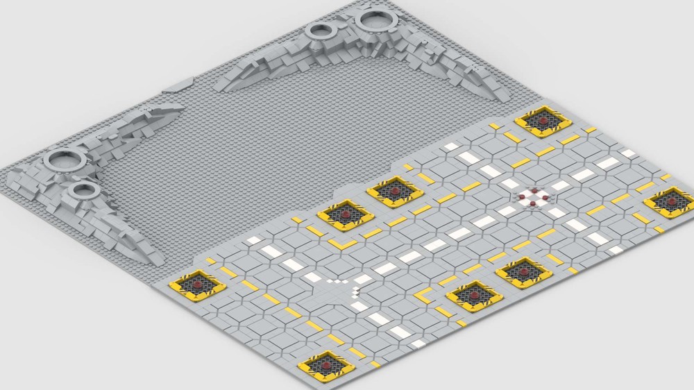 Lego Moc Classic Space - Base Formation V2 By Aventurium 