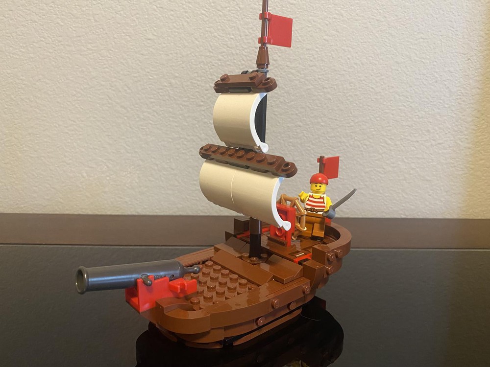 LEGO MOC Skull Island Sloop by CannonBricks | Rebrickable - Build with LEGO