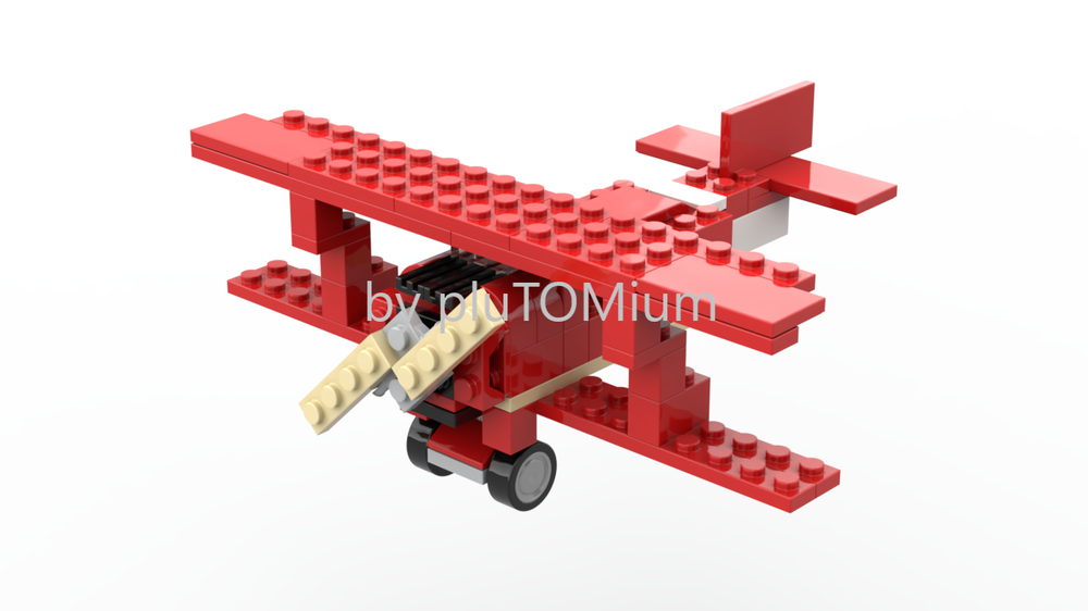 LEGO MOC Fighter Biplane (LEGO 40220 Alternate) by pluTOMium ...