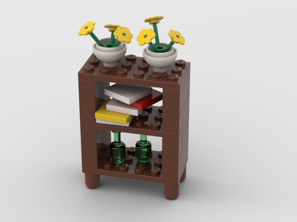 LEGO MOC-187651 shelf by EBbuilds | Rebrickable - Build with LEGO